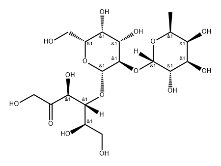 2'-O-Fucosyllactulose Structure