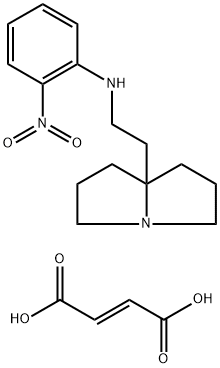 1H-Pyrrolizine-7a(5H)-ethanamine, tetrahydro-N-(2-nitrophenyl)-, (2E)-2-butenedioate (1:1)|化合物 SK 946