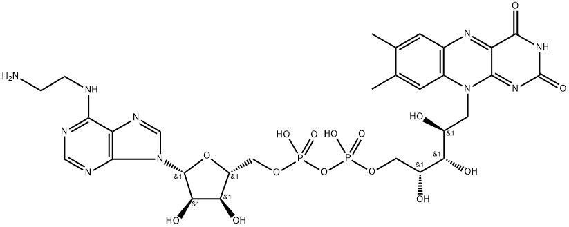 N-(2-アミノエチル)-FAD 化学構造式