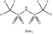 双(三氟甲基磺酰基)亚胺钡, 168106-22-7, 结构式