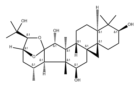 12β-hydroxycimigenol Structure