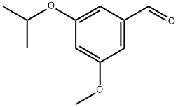 3-isopropoxy-5-methoxybenzaldehyde Struktur