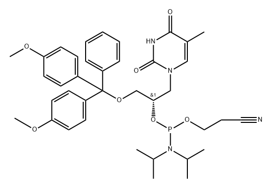 (S)-GNA-T-phosphoramidite Structure