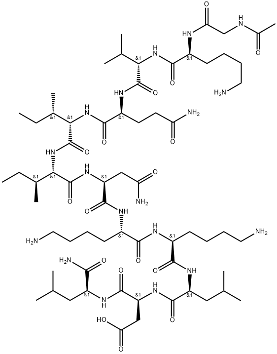 ACETYL-TAU PEPTIDE (273-284) AMIDE 结构式