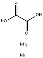 铌酸铵草酸盐水合物, 168547-43-1, 结构式