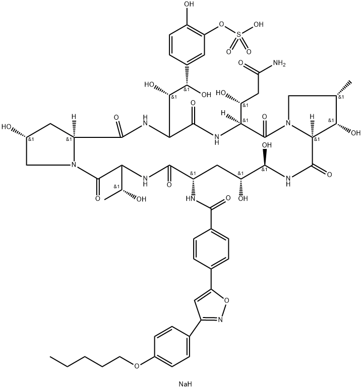 Micafungin Sodium Stereoisomer Structure