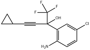 2-AMino-5-chloro-α-(2-cyclopropylethynyl)-α-(trifluoroMethyl)benzeneMethanol Structure