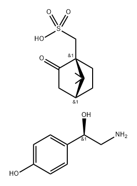 D(-)-Octopamine CSA salt Struktur