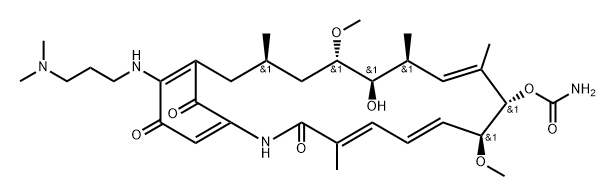 Geldanamycin, 17-demethoxy-17-[[3-(dimethylamino)propyl]amino]-