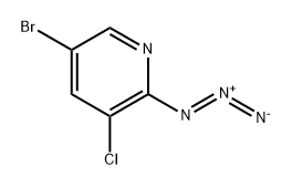 2-azido-5-bromo-3-chloropyridine 结构式