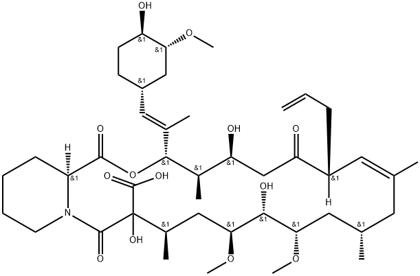 他克莫司羟基酸杂质,1700657-83-5,结构式