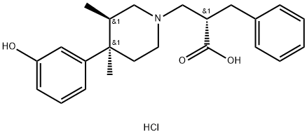 阿维莫潘代谢物(ADL08-0011)盐酸盐, 170098-43-8, 结构式