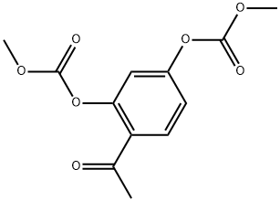 Carbonic acid, 4-acetyl-1,3-phenylene dimethyl ester (9CI) Structure