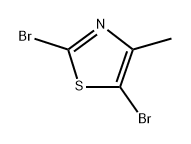 2 , 5-DIBROMO-4-METHYLTHIAZOLE Structure