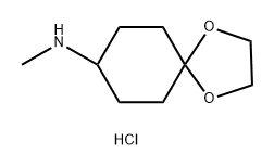 N-甲基-1,4-二氧杂螺[4,5]癸烷-8-胺基盐酸盐,1703755-78-5,结构式