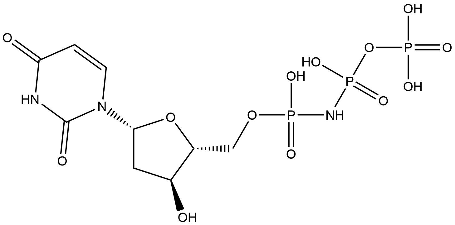 alpha,beta-Imino dUTP Struktur