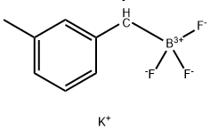 potassium trifluoro[(3-methylphenyl)methyl]boranuide Structure