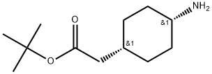 cis-(4-Amino-cyclohexyl)-acetic acid tert-butyl ester Structure