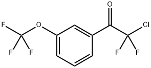 2-Chloro-2,2-difluoro-1-(3-trifluoromethoxy-phenyl)-ethanone Struktur