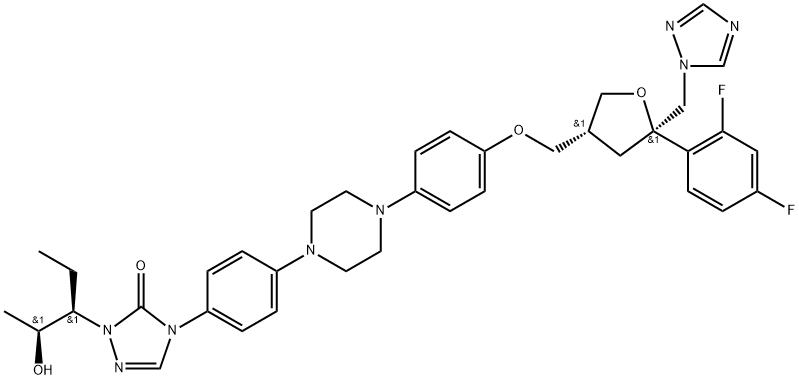 泊沙康唑杂质, 171228-50-5, 结构式