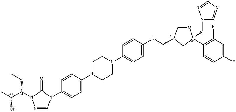 泊沙康唑杂质17, 171228-51-6, 结构式