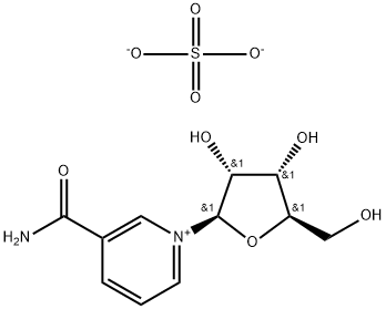 2-Nicotinamide-b-D-riboside sulfate Struktur