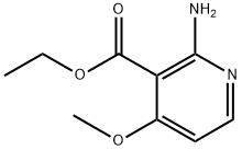 Ethyl 2-amino-4-methoxynicotinate Structure