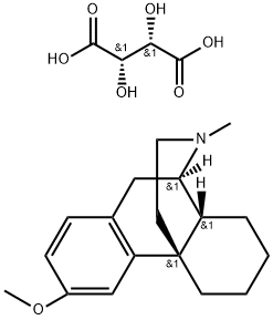 Morphinan, 3-methoxy-N-methyl-, (2S,3S)-2,3-dihydroxybutanedioate (1:1) (9CI) Structure