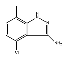 4-chloro-7-methyl-1H-indazol-3-amine Structure