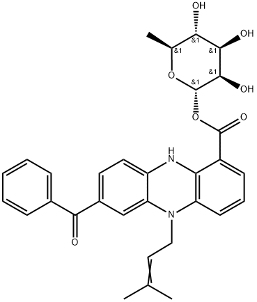 艾芬尼菌素 A, 171864-91-8, 结构式