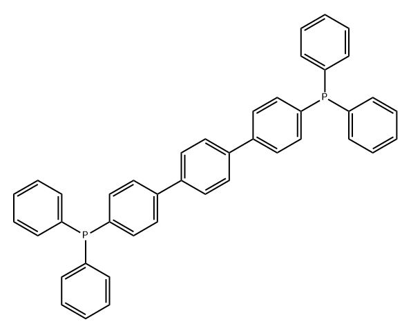 4,4-(双二苯基膦)三联苯 结构式