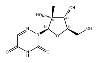 2'--C-Methyl-6-azauridine Structure
