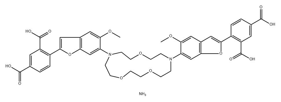 SBFI钠离子荧光探针,四铵盐, 172651-12-6, 结构式