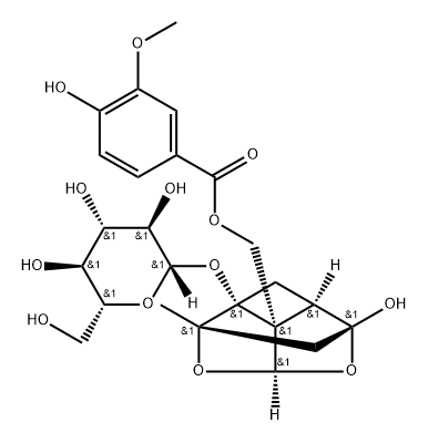 牡丹皮苷E,172705-25-8,结构式