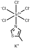 Iridate(2-), pentachloro(5-methylthiazole-κN3)-, potassium (1:2), (OC-6-21)- Struktur