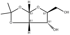 α-L-Ribofuranose, 1,2-O-(1-methylethylidene)- Structure