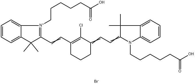 MHI-148 吲哚花菁素染料, 172971-76-5, 结构式