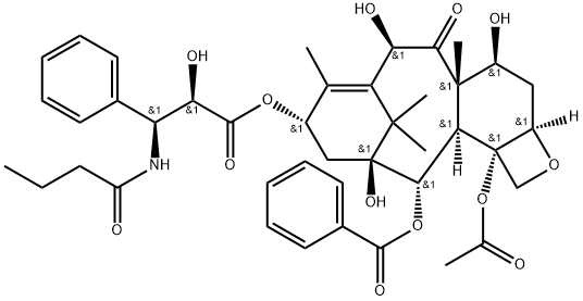 10-脱乙酰紫杉醇丙基类似物, 173101-47-8, 结构式
