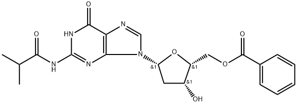 5'-O-Benzoyl-2'-deoxy-N2-isobutyrylguanosine Structure