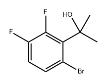 Benzenemethanol, 6-bromo-2,3-difluoro-α,α-dimethyl-,173276-93-2,结构式