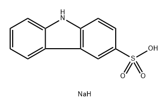 9H-Carbazole-3-sulfonicacid, sodium salt (1:1) 结构式