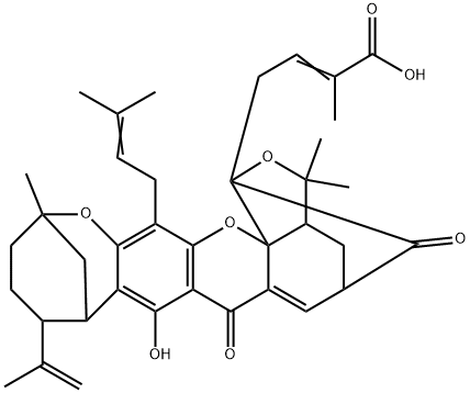 Gambogellic acid 结构式