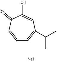 ヒノキチオールNA 化学構造式