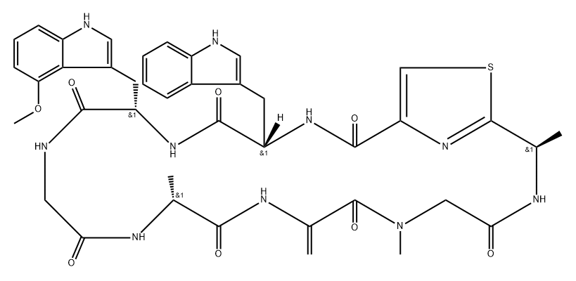 アルギリンA 化学構造式