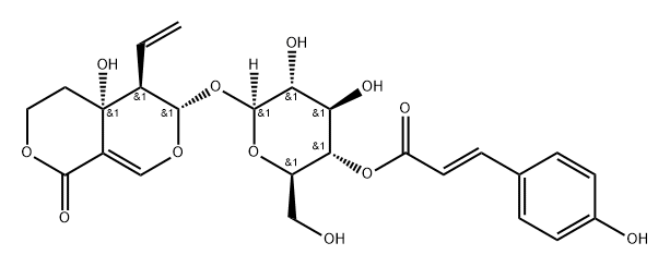 4'-O-Trans-feruloylswertiamarin Structure