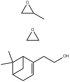 Methyloxirane polymer with oxirane, mono[2-(6,6-dimethylbicyclo[3.1.1]hept-2-en-2-yl)ethyl] ether Struktur