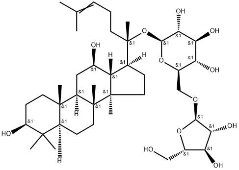 Ginsenoside MC, 175484-06-7, 结构式