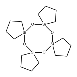6,12,18,24-Tetraoxa-5,7,13,19-tetrasilatetraspiro- [4.1.4.1.4.1.4.1]tetracosane Structure