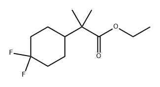 ethyl 2-(4,4-difluorocyclohexyl)-2-methylpropanoate Structure