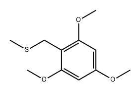 methyl(2,4,6-trimethoxybenzyl)sulfane Structure